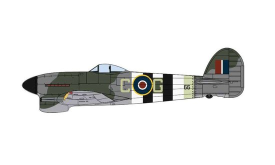 121 SQUADRON - RAF HOLMSLEY SOUTH HAWKER TYPHOON MK1